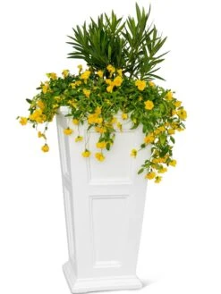 Fairfield Self-Watering Tall Patio Planters, 34” -Eco Garden Shop 8600109 017 tif