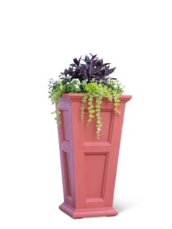 Fairfield Self-Watering Tall Patio Planters, 34” -Eco Garden Shop 8600109 0681 tif