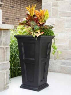 Fairfield Self-Watering Tall Patio Planters, 34” -Eco Garden Shop 8600109 16V tif
