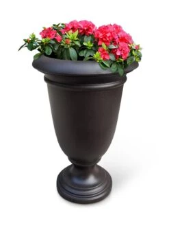 Ellington Self-Watering Urn Planter, 24" -Eco Garden Shop 8600110 05V tif