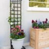 Mission-Style Planter Stand With Trellis 1 Mission-Style Planter Stand With Trellis -Eco Garden Shop 8600111 19900 tif