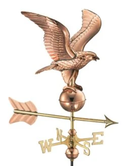 Eagle Cottage Copper Weathervane With Roof Mount -Eco Garden Shop 8600278 04v