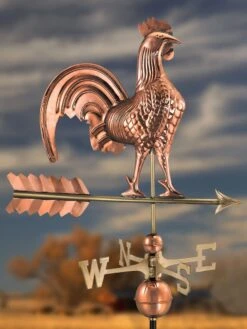 Rooster Copper Weathervane