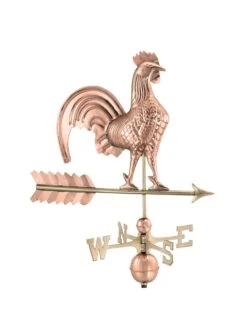 Rooster Copper Weathervane -Eco Garden Shop 8600283 04v