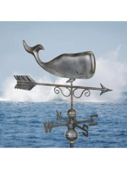 Save The Whales™ Copper Weathervane -Eco Garden Shop 8600371 03v