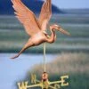 Graceful Blue Heron Copper Weathervane -Eco Garden Shop 8600374 01v graceful blue heron weathervane