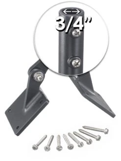 Adjustable Weathervane Roof Mount -Eco Garden Shop 8600385 03v