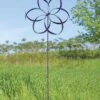 Feather Wind Spinner, 32" -Eco Garden Shop 8600477 01v feather wind spinner 32 inch