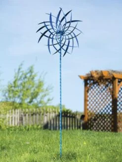Pinwheel Wind Spinner, 22" -Eco Garden Shop 8600488 02V tif