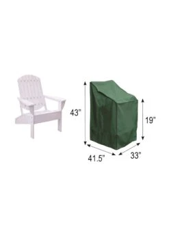 Bosmere Adirondack Chair Waterproof Cover -Eco Garden Shop 8608857 02v