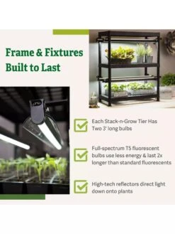 Stack-n-Grow Lights - 2-Tier System -Eco Garden Shop 8608905 7