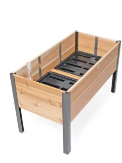 Self-Watering Elevated Planter Box, 2' X 4' -Eco Garden Shop 8608959 2287 tif