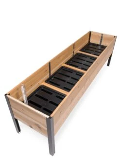 Self-Watering Elevated Planter Box, 2' X 8' -Eco Garden Shop 8608960 2302 tif