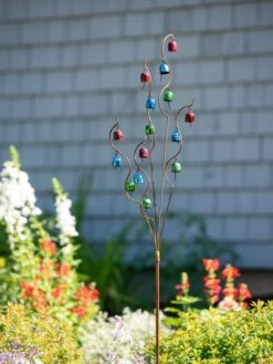 Bells Spiral Garden Stake