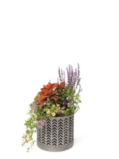 Galvanized Grow Bag Planter 12" 9 Galvanized Grow Bag Planter 12" -Eco Garden Shop 8609177 0368 tif