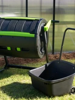 Maze Compost Tumbler And Cart Combo -Eco Garden Shop 8609198 09V tif