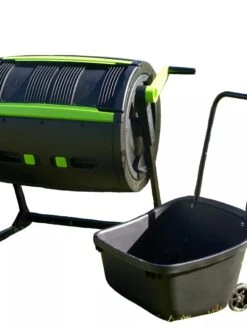Maze Compost Tumbler And Cart Combo -Eco Garden Shop 8609198 10V tif