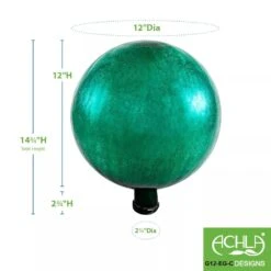 Achla Designs Gazing Globe 12" -Eco Garden Shop 8609321 03V jpg