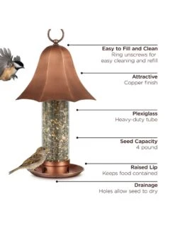 Bell Tube Bird Feeder -Eco Garden Shop 8609486 03v