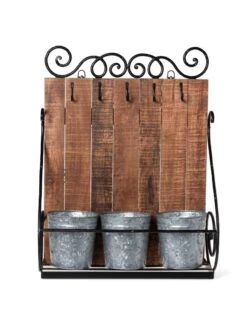 Wall Shelf With Planters -Eco Garden Shop 8609515 9310 tif