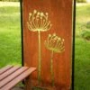 Queen Anne's Lace Corten Steel Screen -Eco Garden Shop 8609526 0515 tif