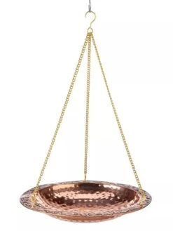 Copper Hanging Birdbath -Eco Garden Shop 8609880 03V