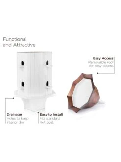 Dovecote Manor Bird House -Eco Garden Shop 8609894 04v