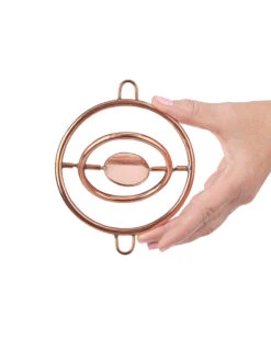 Stellar Copper Rain Chain, 8.5ft -Eco Garden Shop 8610093 02v