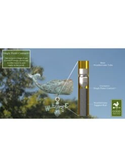 Whale Weathervane -Eco Garden Shop 8610226 03v