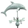 Dolphin Weathervane -Eco Garden Shop 8610227 02v dolphin weathervane blue verde