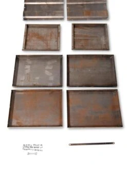 Corten Steel Modular Raised Bed, 2'x4' -Eco Garden Shop 8610702 5140 tif