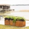 Corten Steel Modular Raised Bed, 2'x6' -Eco Garden Shop 8610703 0023 tif