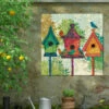 Three Neighbors Outdoor Wall Art -Eco Garden Shop 8610724 02v three neighbors outdoor wall art