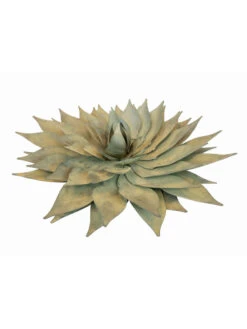 Desert Steel Spiral Aloe Sculpture -Eco Garden Shop 8610751 01v desert steel spiral aloe 24 inch
