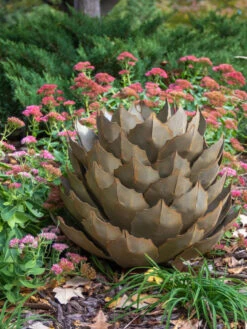 Desert Steel Artichoke Agave Sculpture -Eco Garden Shop 8610761 03v