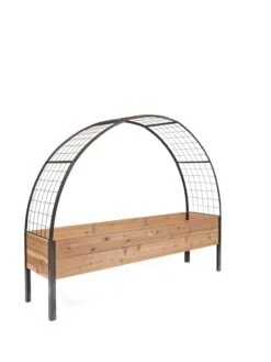 2’ X 8’ Arch Trellis For Planter Boxes -Eco Garden Shop 8610798 0809 tif