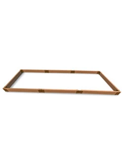 Classic Sienna Composite Raised Bed, 5-1/2" High With 2" Boards -Eco Garden Shop 8610832 01v