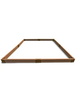 Classic Sienna Composite Raised Bed, 5-1/2" High With 2" Boards -Eco Garden Shop 8610836 01v