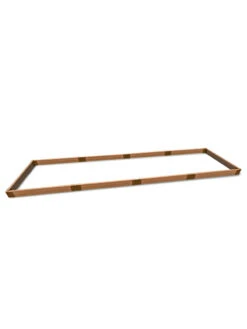Classic Sienna Composite Raised Bed, 5-1/2" High With 2" Boards -Eco Garden Shop 8610837 01v