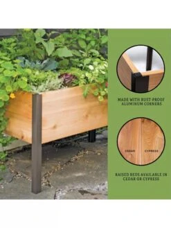 Elevated Planter Box, 2' X 4' -Eco Garden Shop 8610894 3