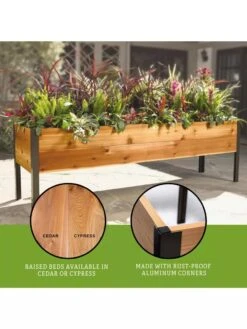 Elevated Planter Box, 2' X 8' -Eco Garden Shop 8610895 3