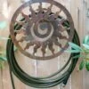 Rustic Sun Wall-Mount Garden Hose Hanger -Eco Garden Shop 8611025 9611 tif