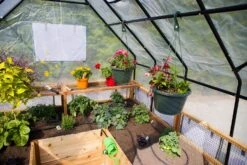 Garden In A Box With Greenhouse, 8' X 8' -Eco Garden Shop 8611033 02V jpg