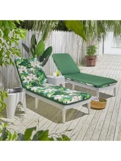 Outdoor Decor™ Chaise Lounge Cushions, 22" X 73" -Eco Garden Shop 8611127 106v grli outdoor chaise lounge cushion 22x73 green lily