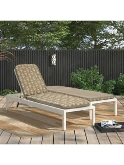 Outdoor Decor™ Chaise Lounge Cushions, 22" X 73" -Eco Garden Shop 8611127 110v trta outdoor chaise lounge cushion 22x73 tribal taupe