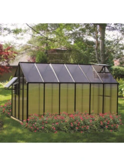 MONT Mojave Greenhouse, 8' X 12' 5 MONT Mojave Greenhouse, 8' X 12' -Eco Garden Shop 8611180 02v monticello mojave greenhouse 8 x 12 black