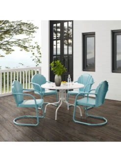 Crosley Tulip 5-piece Outdoor Dining Set 20 Crosley Tulip 5-piece Outdoor Dining Set -Eco Garden Shop 8611578 bl 01v