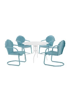 Crosley Tulip 5-piece Outdoor Dining Set 19 Crosley Tulip 5-piece Outdoor Dining Set -Eco Garden Shop 8611578 bl 03v