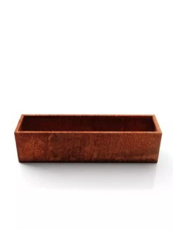 Veradek Metallic Series Corten Steel Window Box Planter, 36" -Eco Garden Shop 8611609 06V tif