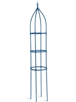 Fleur De Lis Obelisk, 86.8" -Eco Garden Shop 8611664 03760 tif